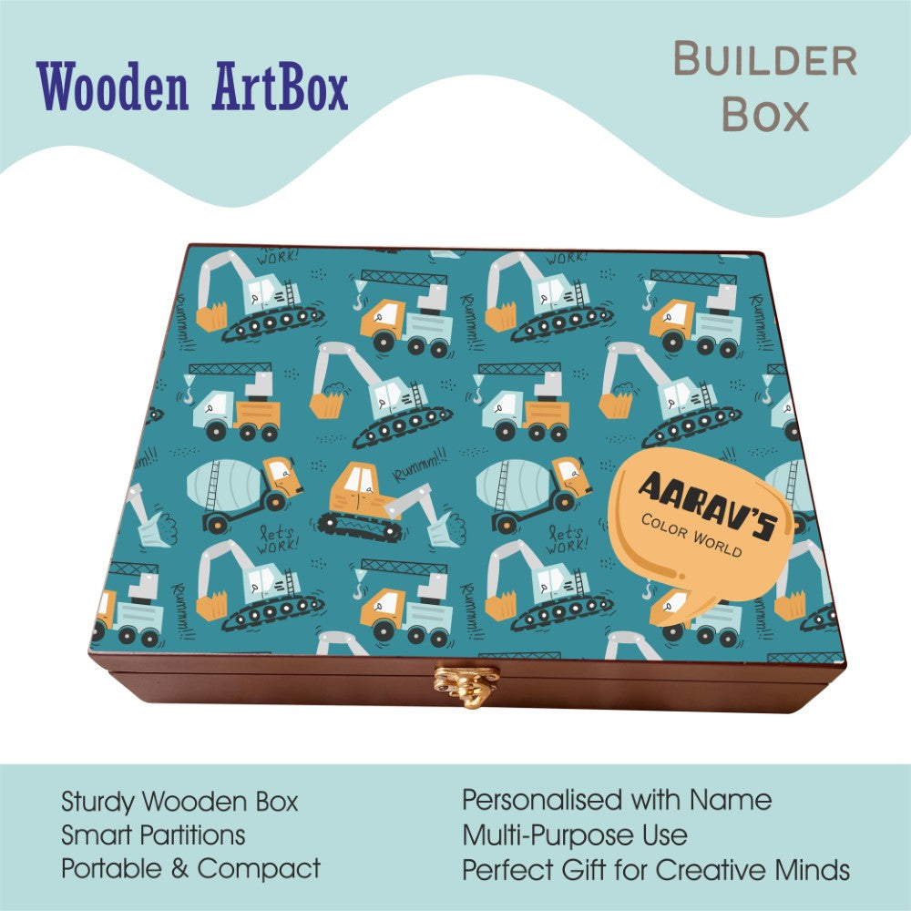 Personalised Wooden Artbox