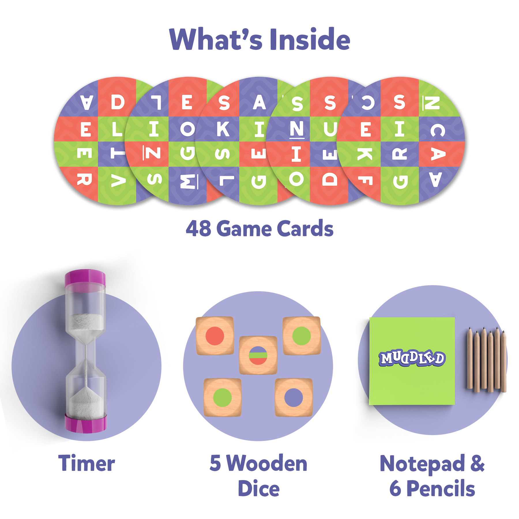 Skillmatics Word Game - Muddled, Fast-Paced Word Building Game, Fun For Kids & Families, Gifts For Ages 8 & Up