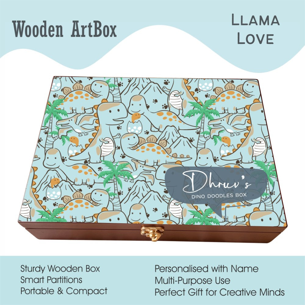 Personalised Wooden Artbox