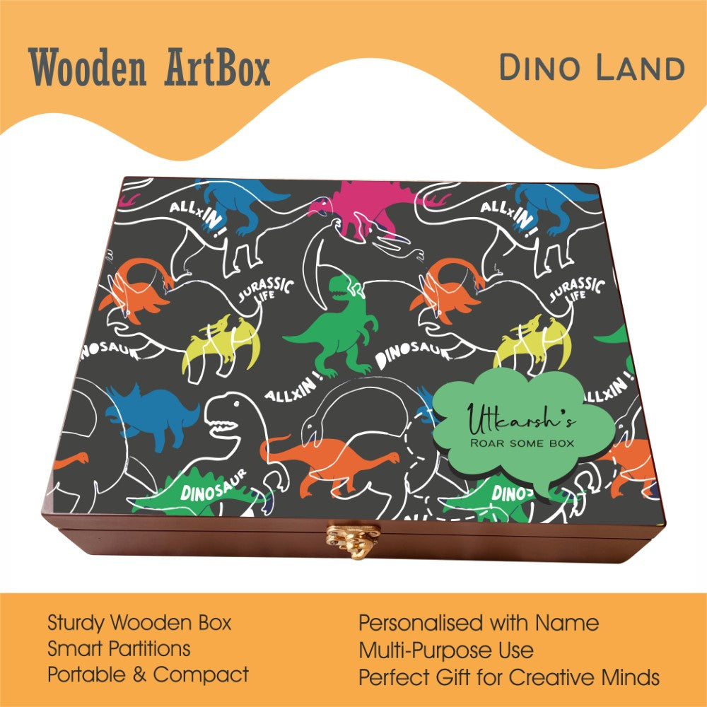 Personalised Wooden Artbox