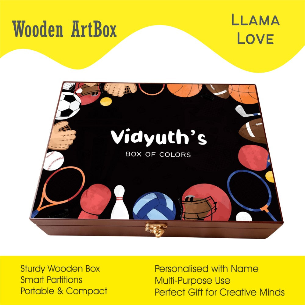 Personalised Wooden Artbox