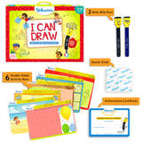Skillmatics Educational Game : I Can Draw - Write & Wipe Activity Mats