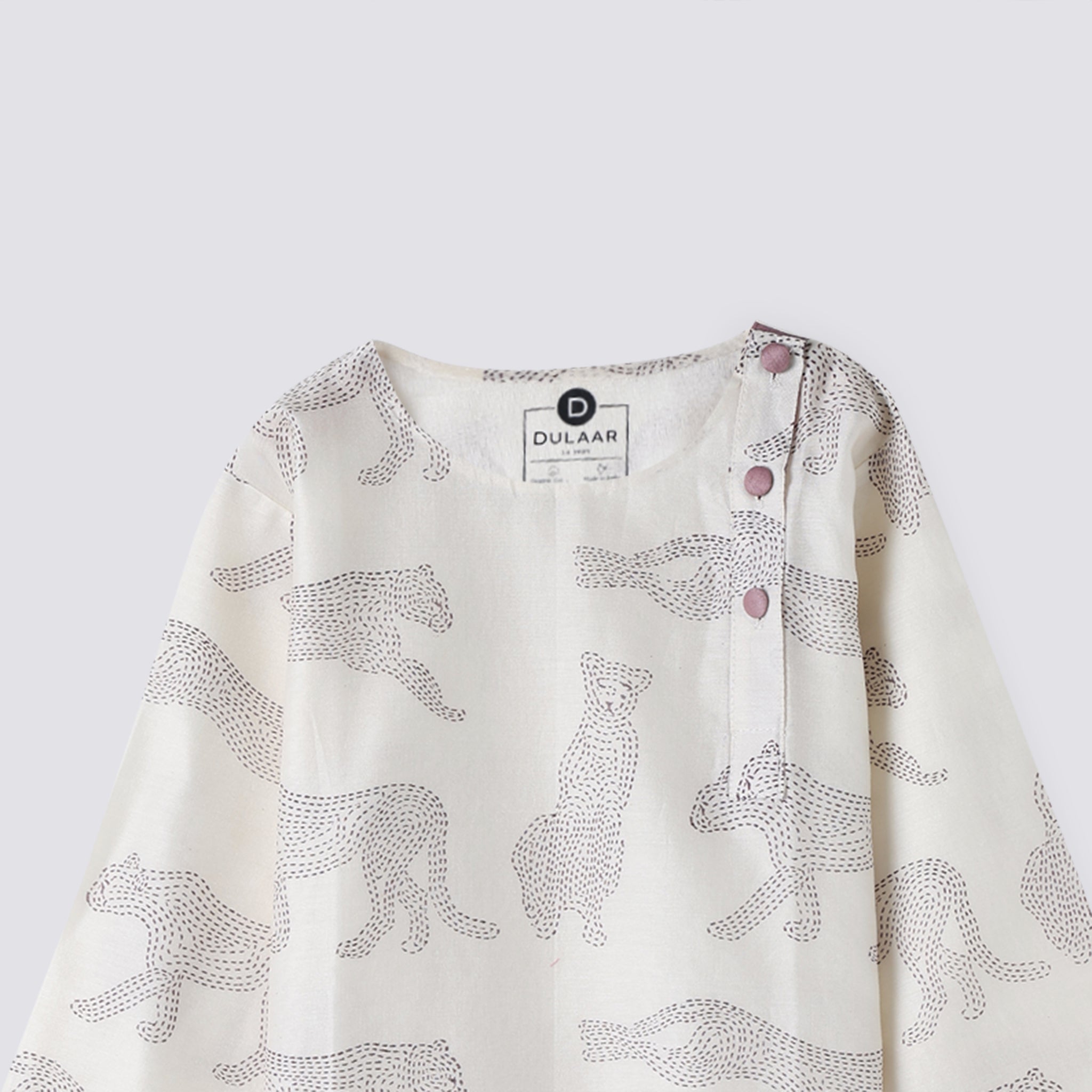 Chanderi Kurta Pyjama Set