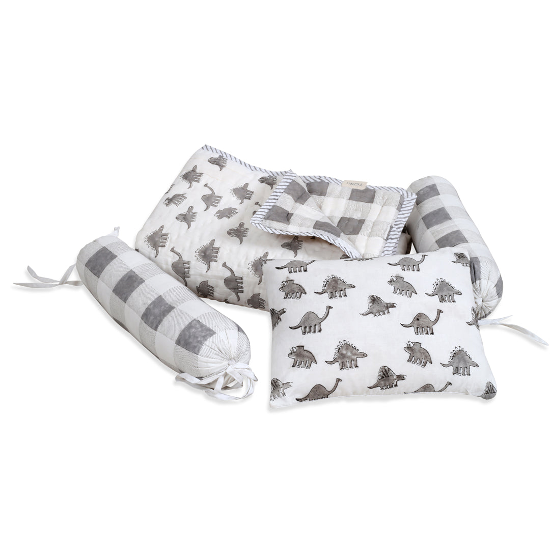 Infant Set  (Quilt Bolsters and Pillow Set)