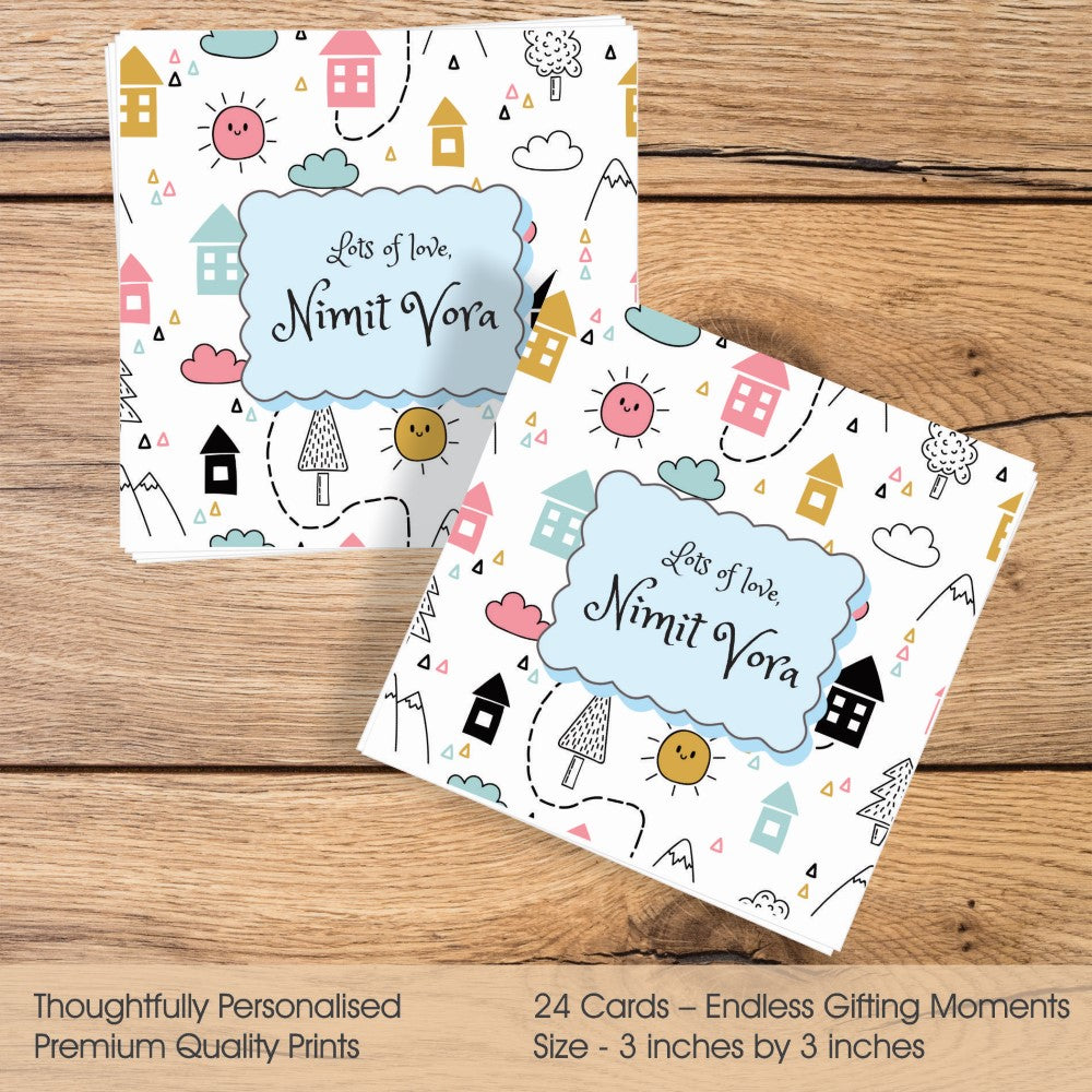 Personalised Gift Tags - Square