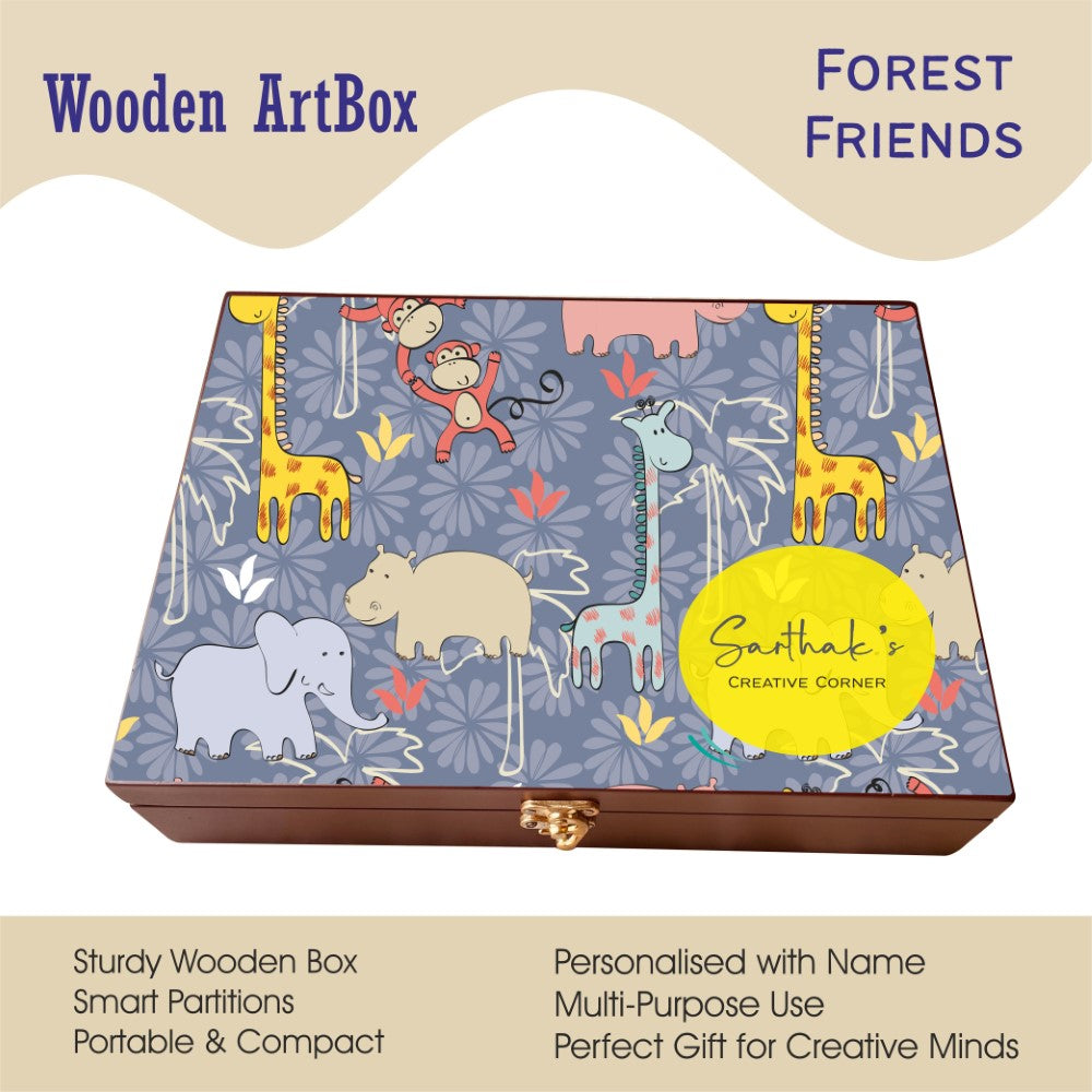 Personalised Wooden Artbox