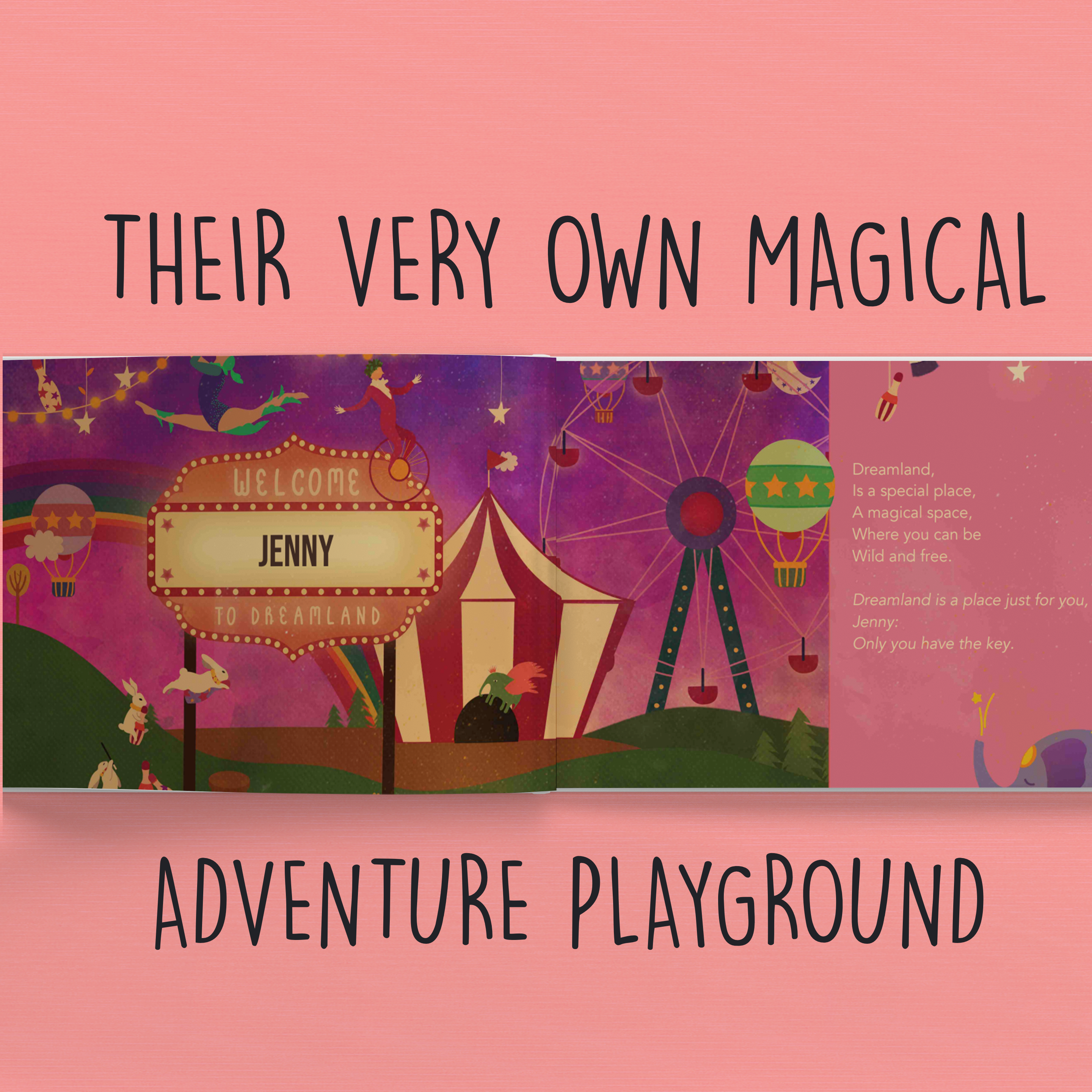 Personalised Storybook - Dreamland; A Bedtime Story