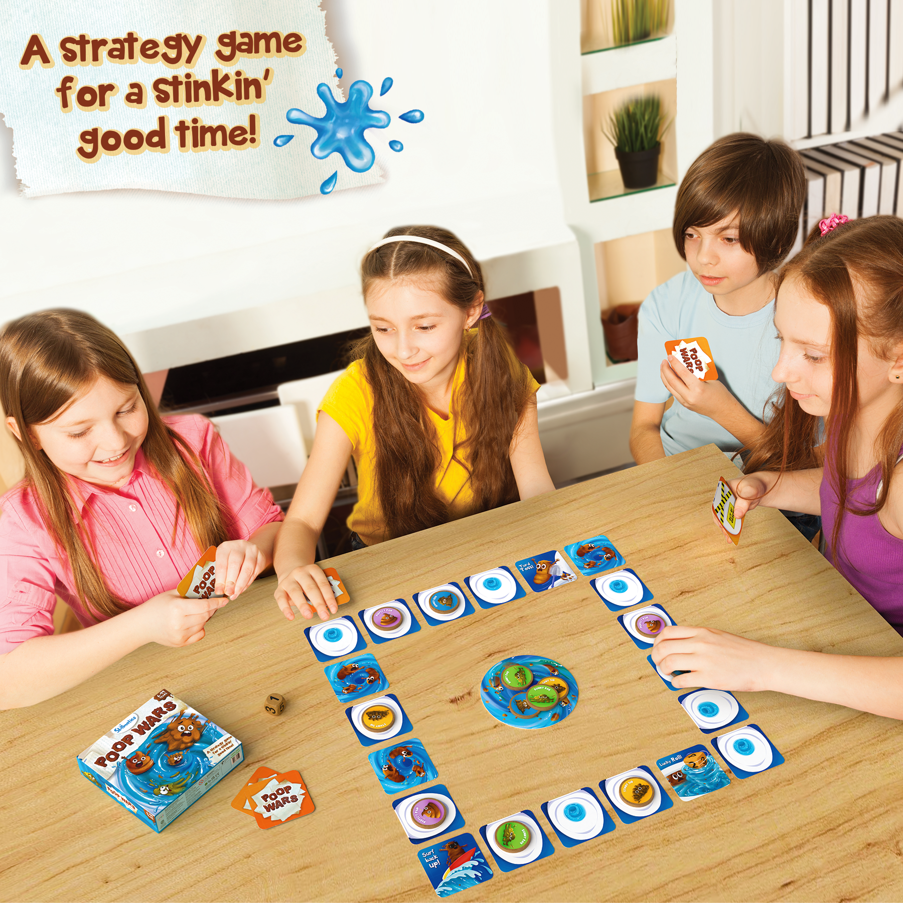 Skillmatics Card Game - Poop Wars, Fun & Fast-Paced Game Of Strategy, Party Game For Kids & Family, Gift For Girls & Boys Ages 6 & Up