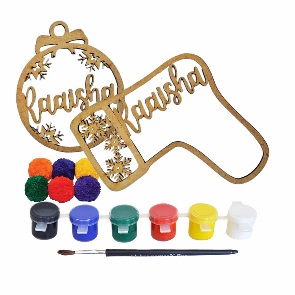 Christmas Diy Ornaments - Personalised