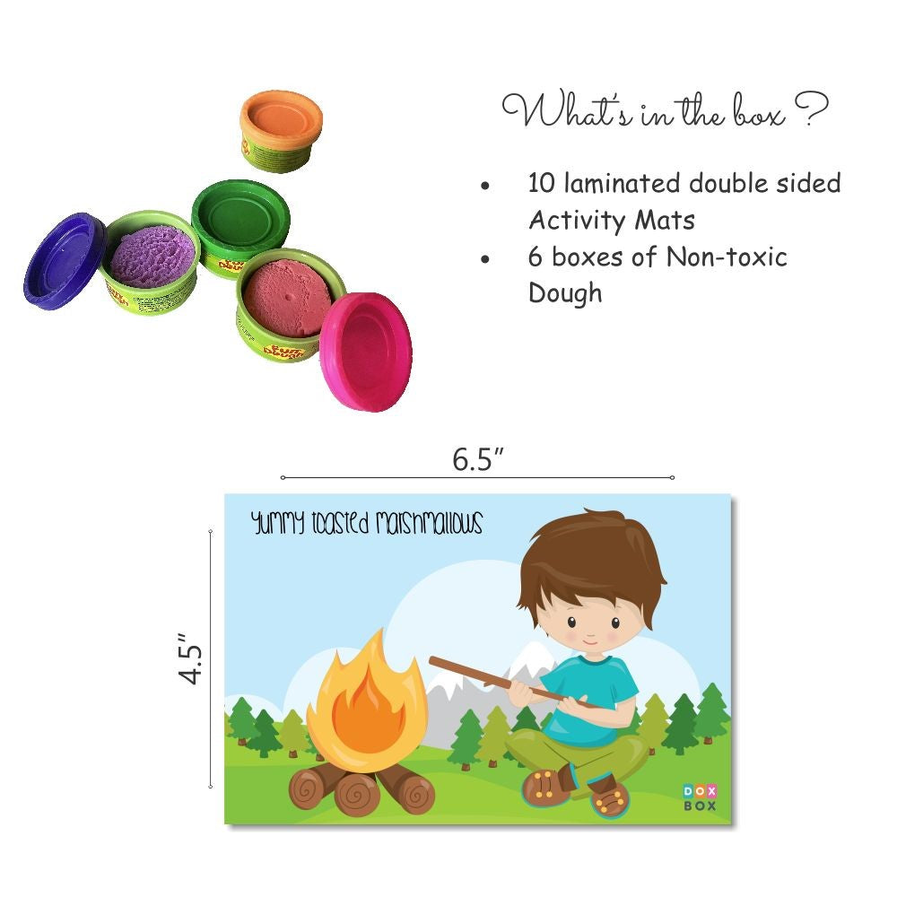 Playdough Mats (20 activities included and 6 boxes of dough)