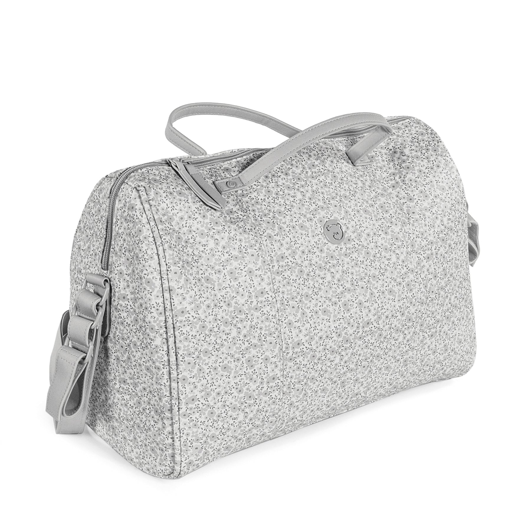 Pasito a Pasito Flower Mellow Grey Diaper Changing Bag