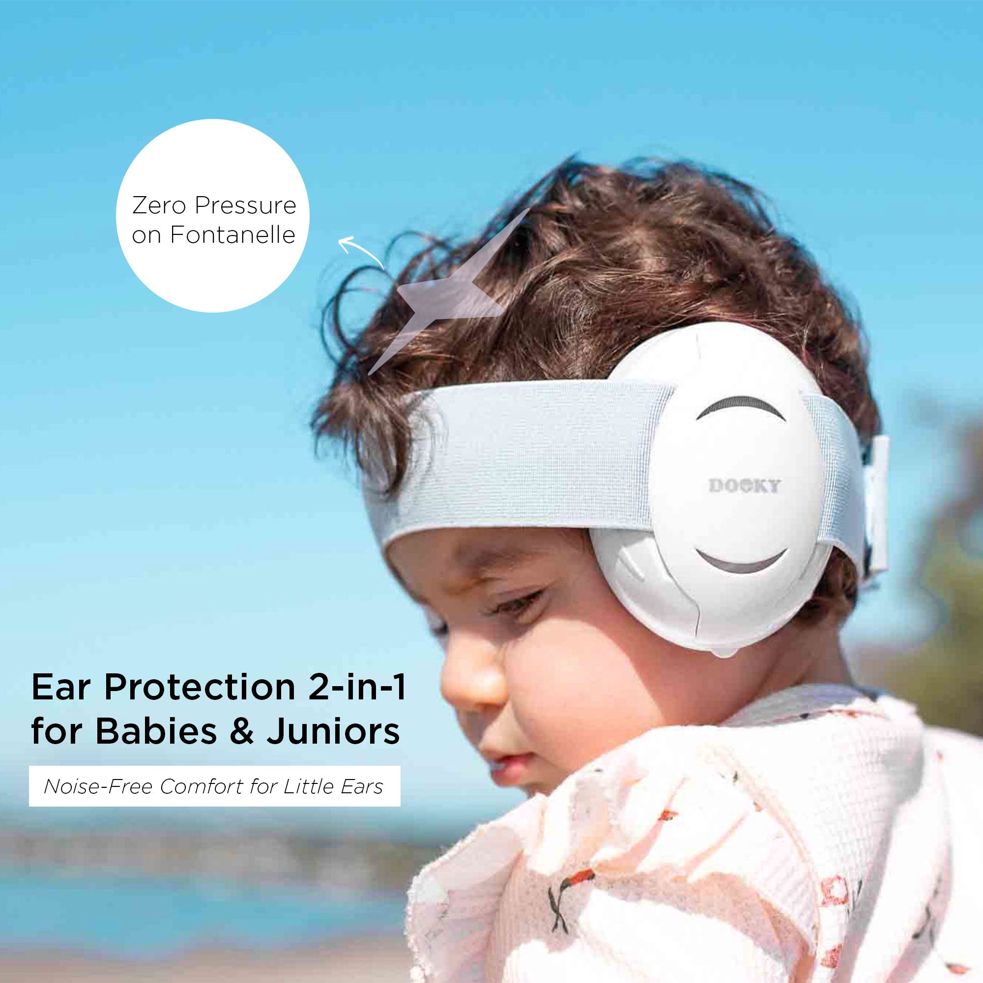 Dooky Baby to Junior Ear Protection (0–12Y) | Adjustable 2-in-1 Noise Cancelling Earmuff