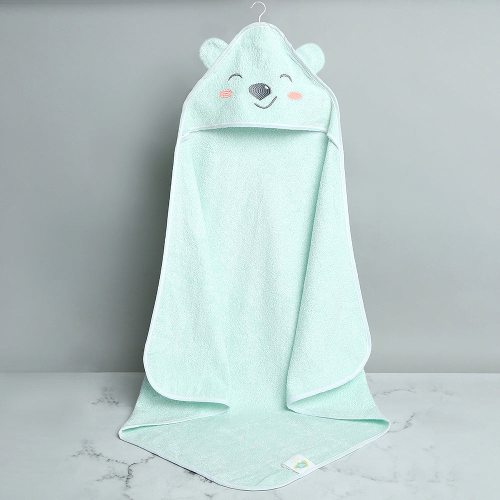 Bamboo Cotton Baby Hooded Towel - Bear