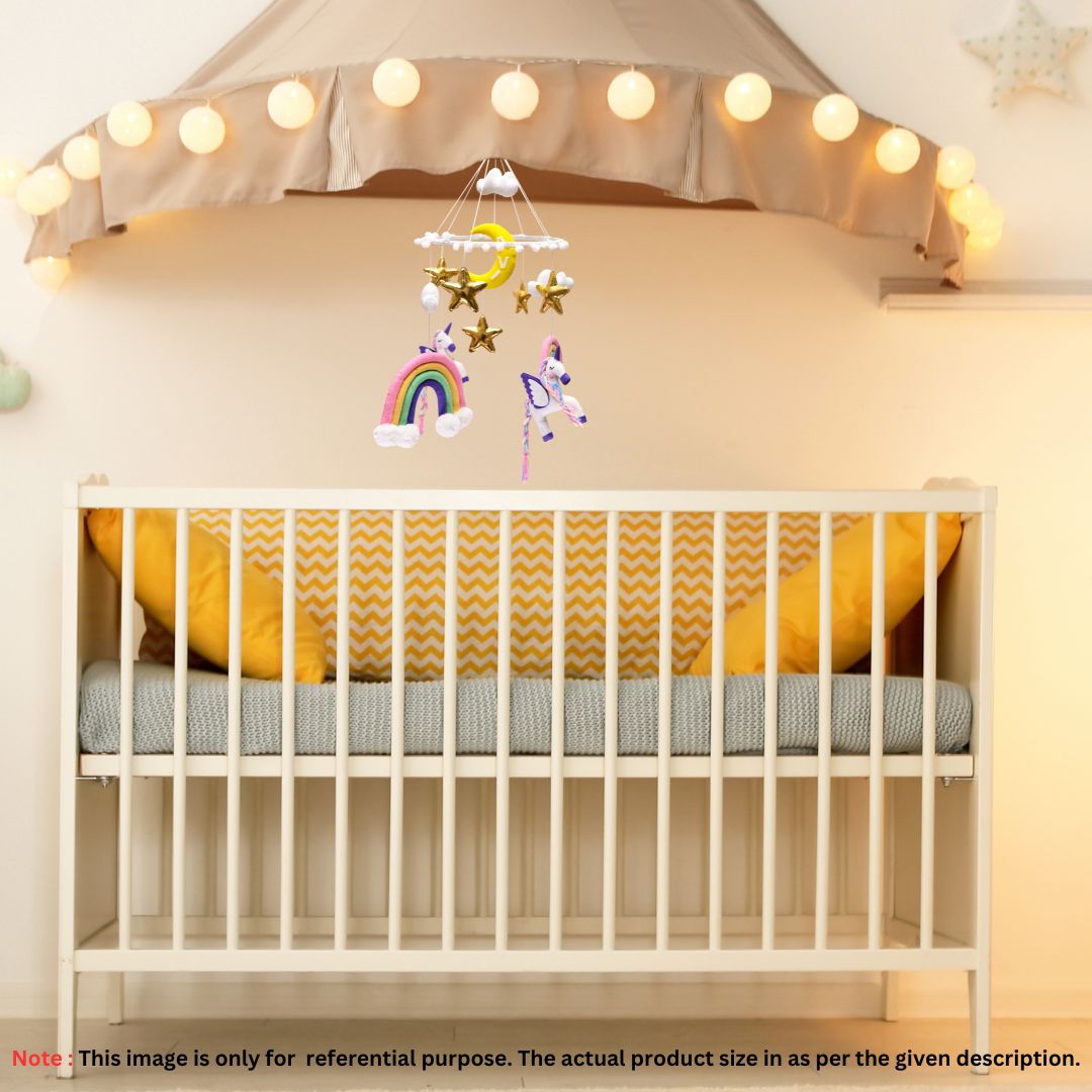 Junior Unicorn Dreams Personalised Cot Mobile