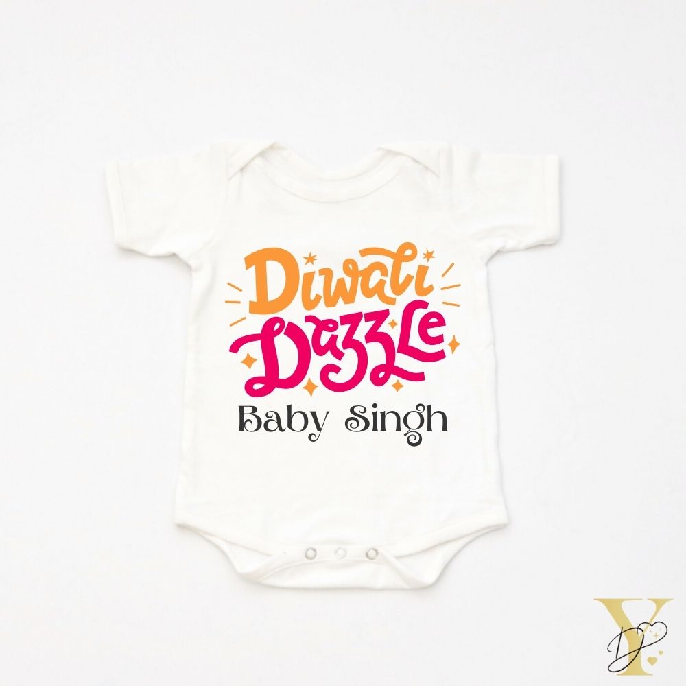 Diwali Dazzle Personalised Bodysuit