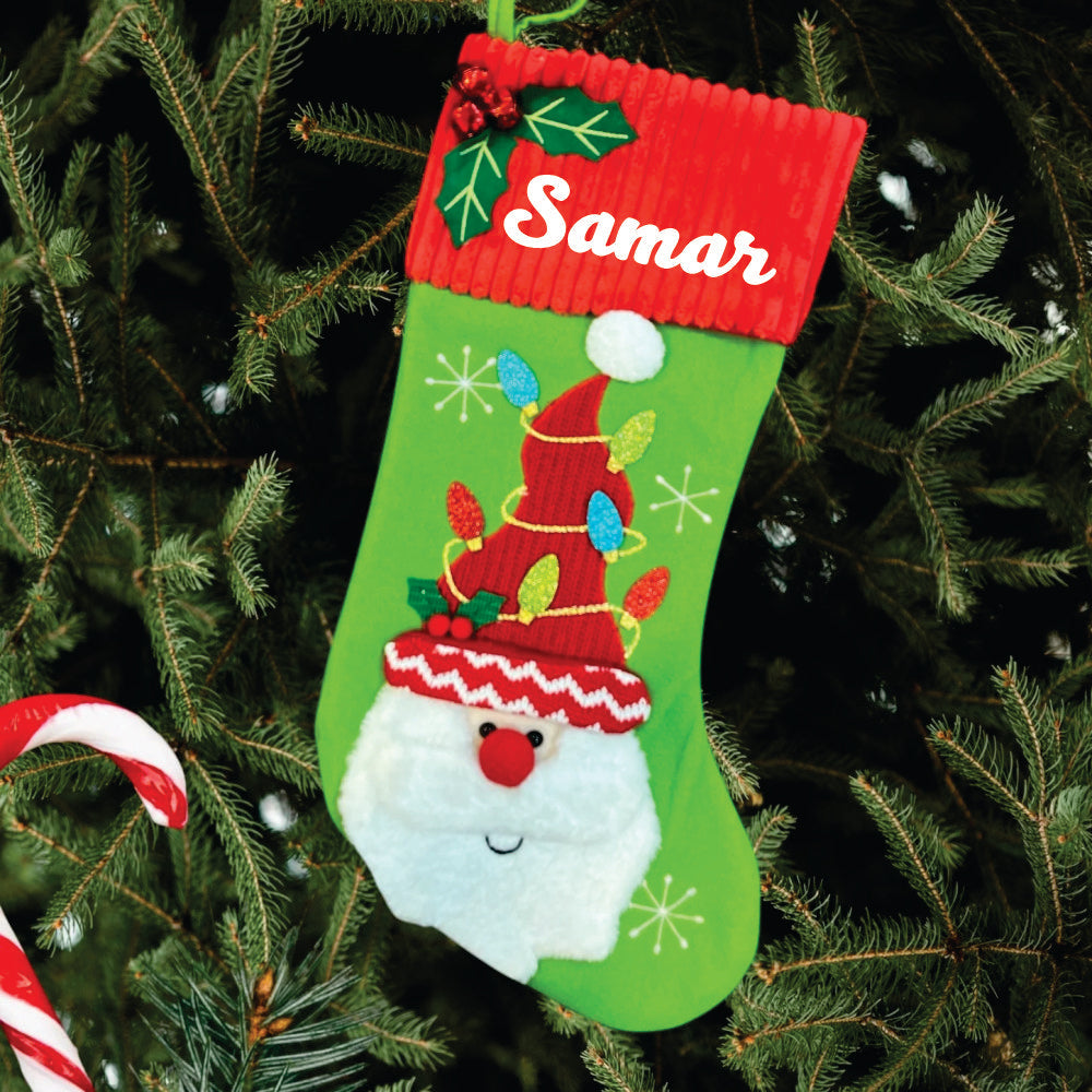 Luxury Mistletoe Stocking (Santa)