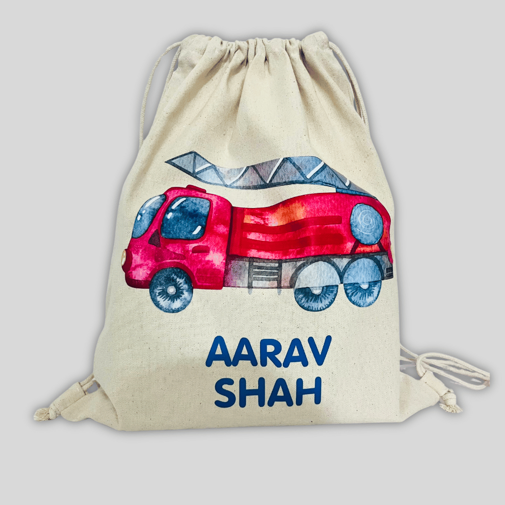 Traffic Drawstring Bag (Canvas)