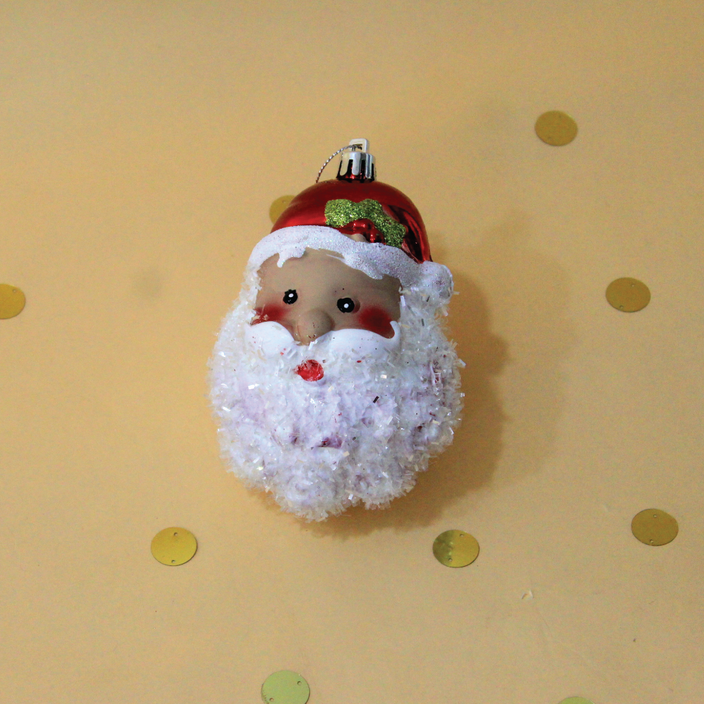 3D Santa Face Ornament