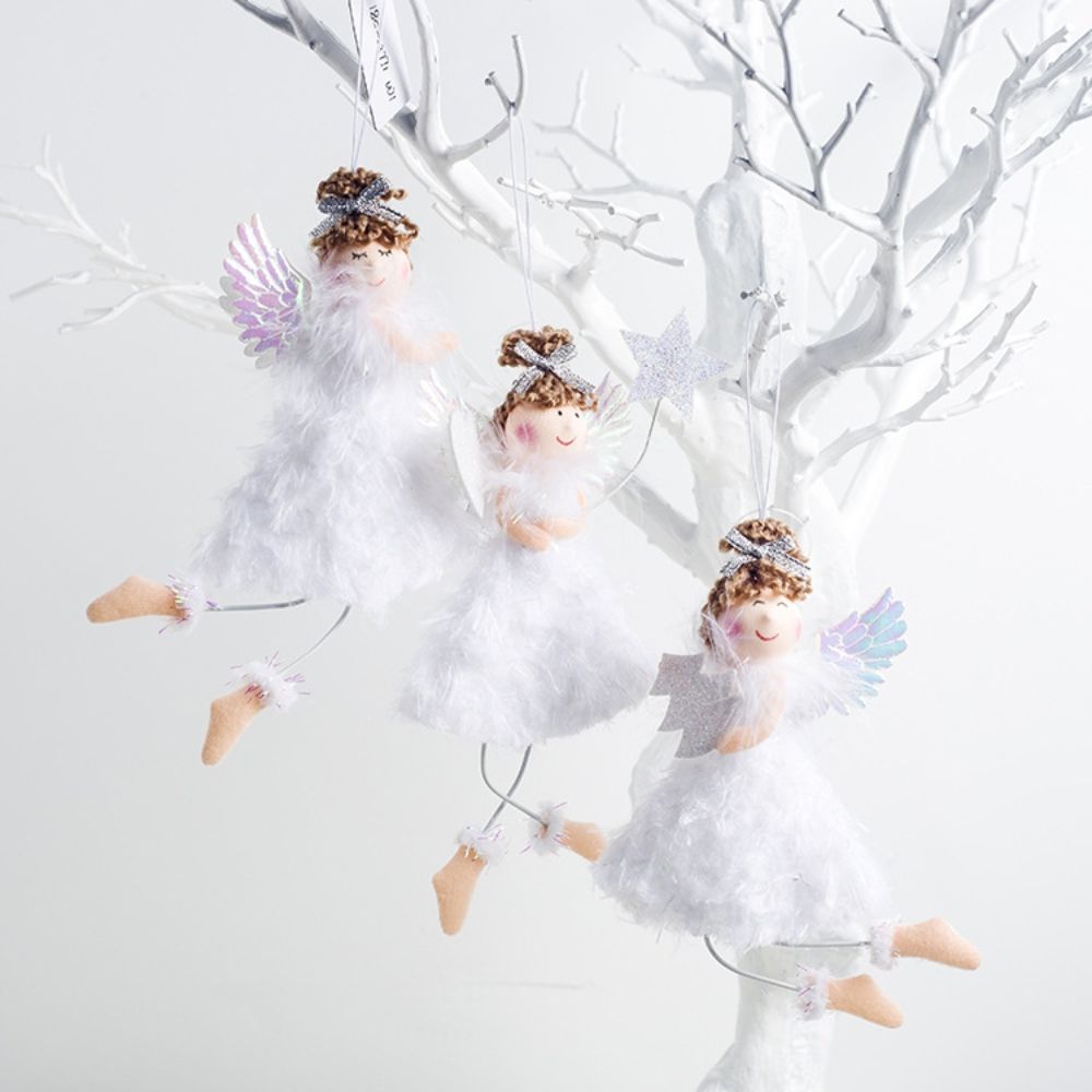 Winged Wonder Ornament- Flying Angels (Set of 3)