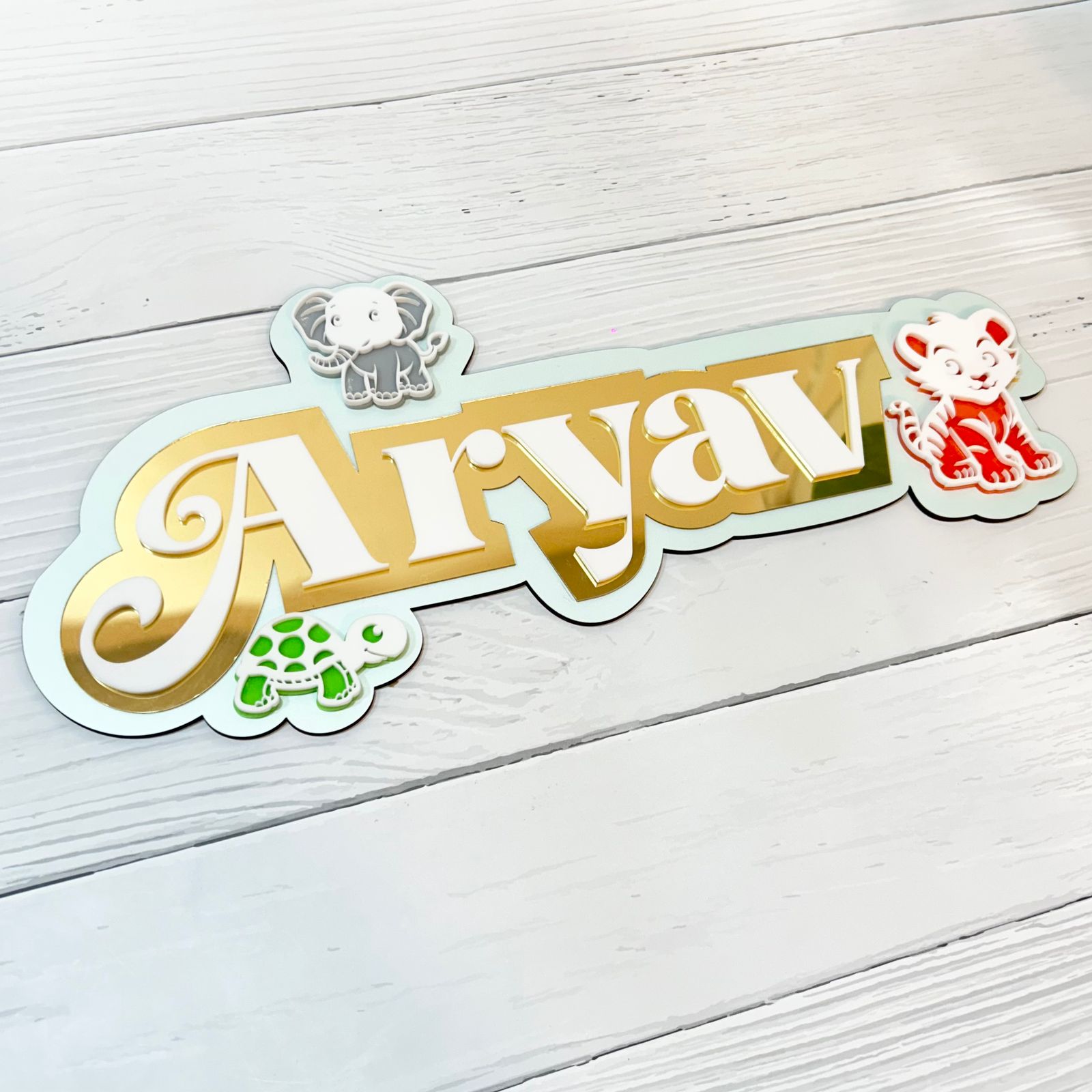 3 Layer Name Plaque