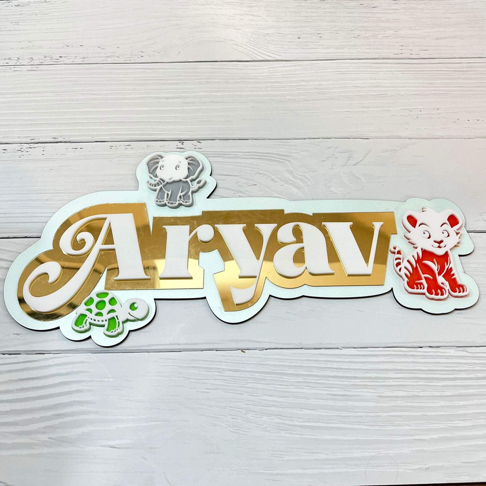 3 Layer Name Plaque