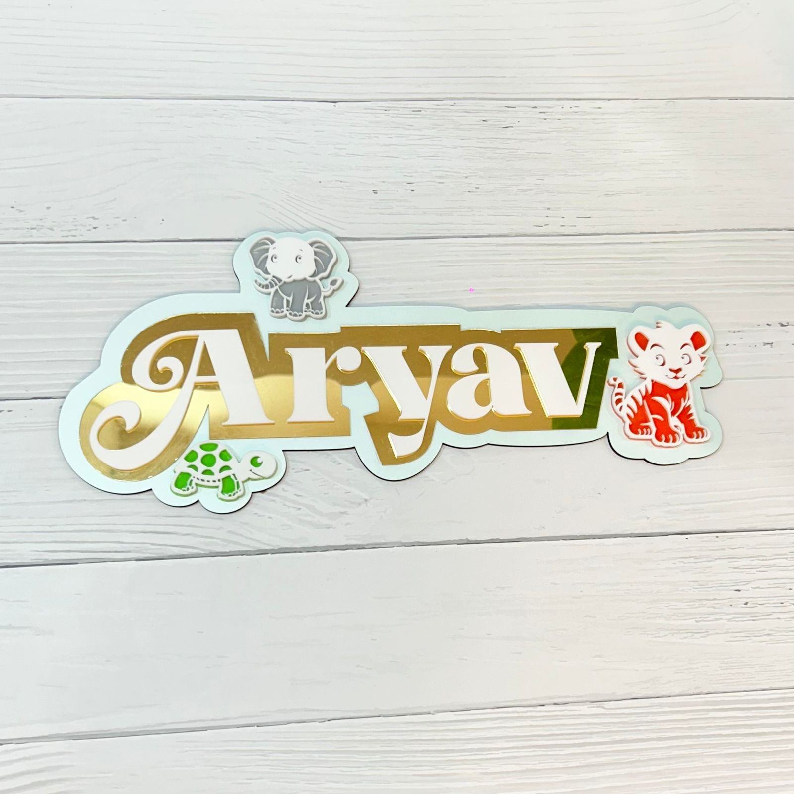 3 Layer Name Plaque