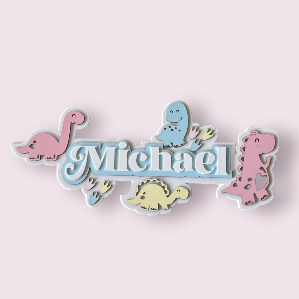3 Layer Name Plaque