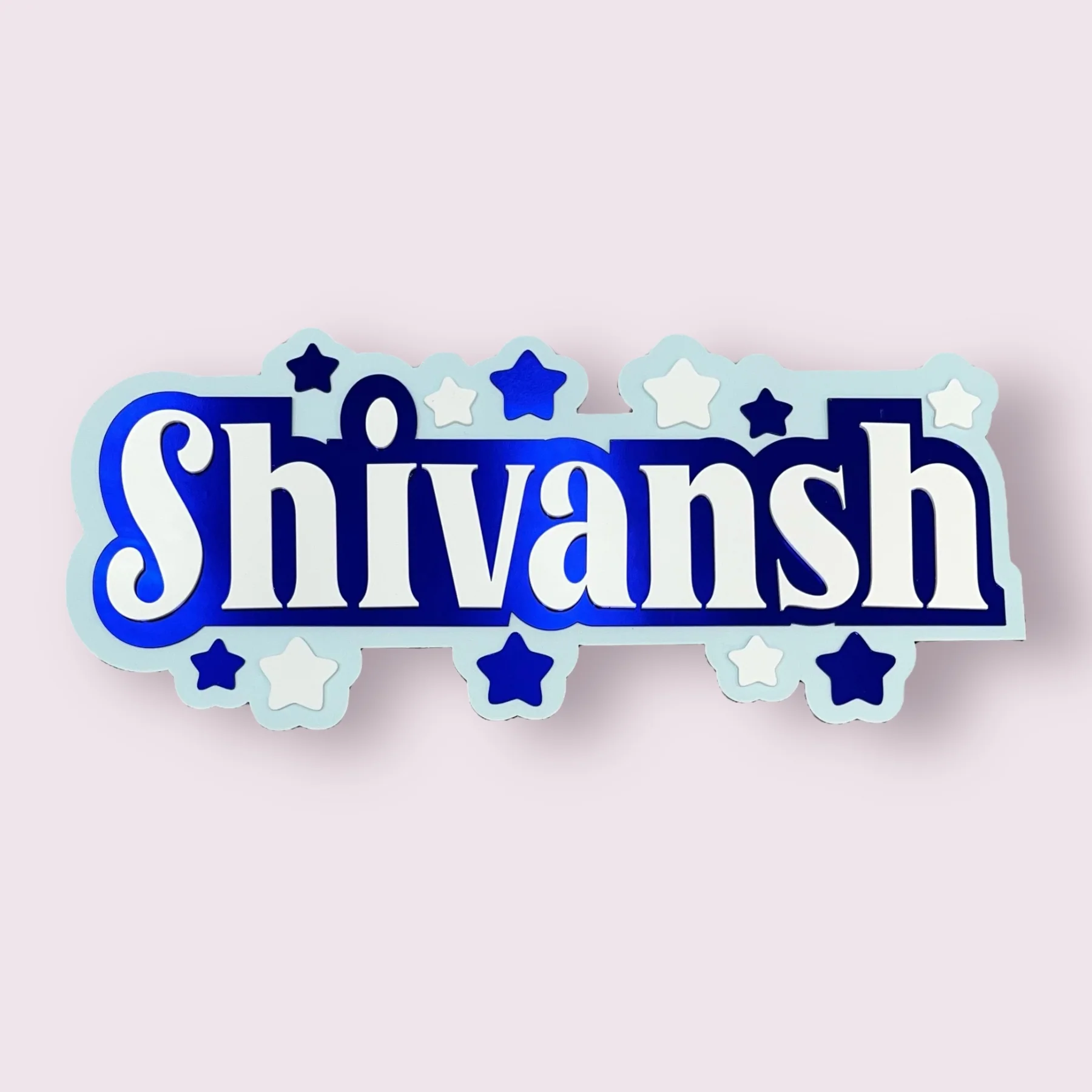 3 Layer Name Plaque