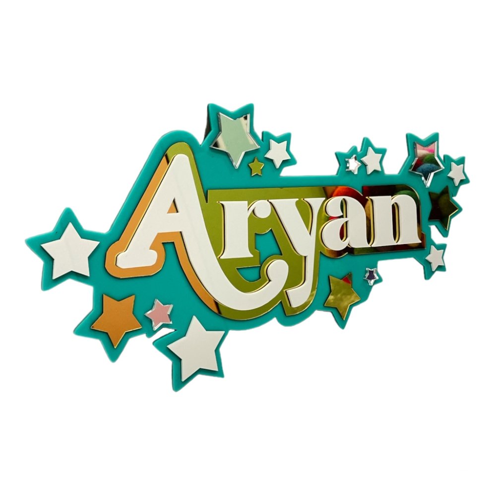3 Layer Name Plaque