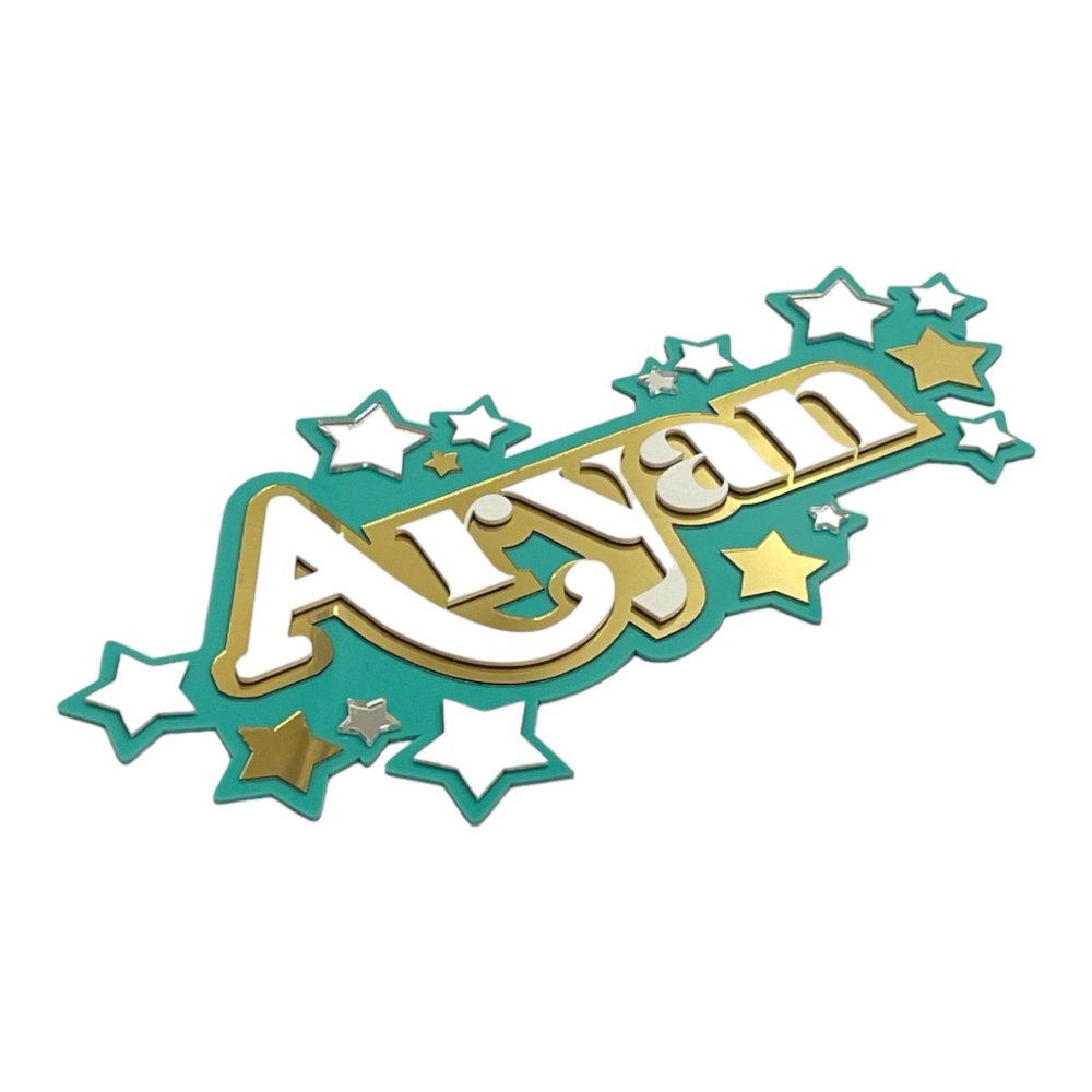 3 Layer Name Plaque