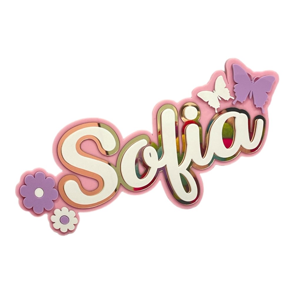 3 Layer Name Plaque