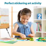 Skillmatics Art Activity : Dot it! Combo Pack - Complete 12 Animal & Dinosaur Themed Pictures
