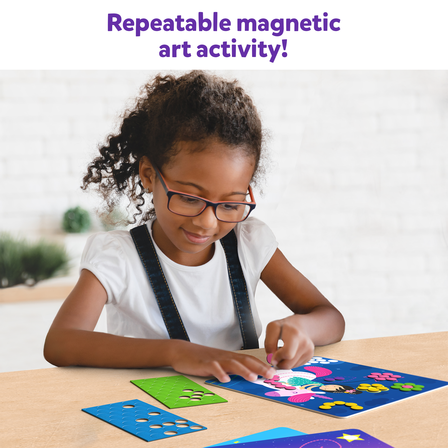 Skillmatics Art Activity Dot It with Magnets - Unicorns & Princesses, No Mess Repeatable Art for Kids, Craft Kits, DIY Activity, Gifts for Ages 4 to 7