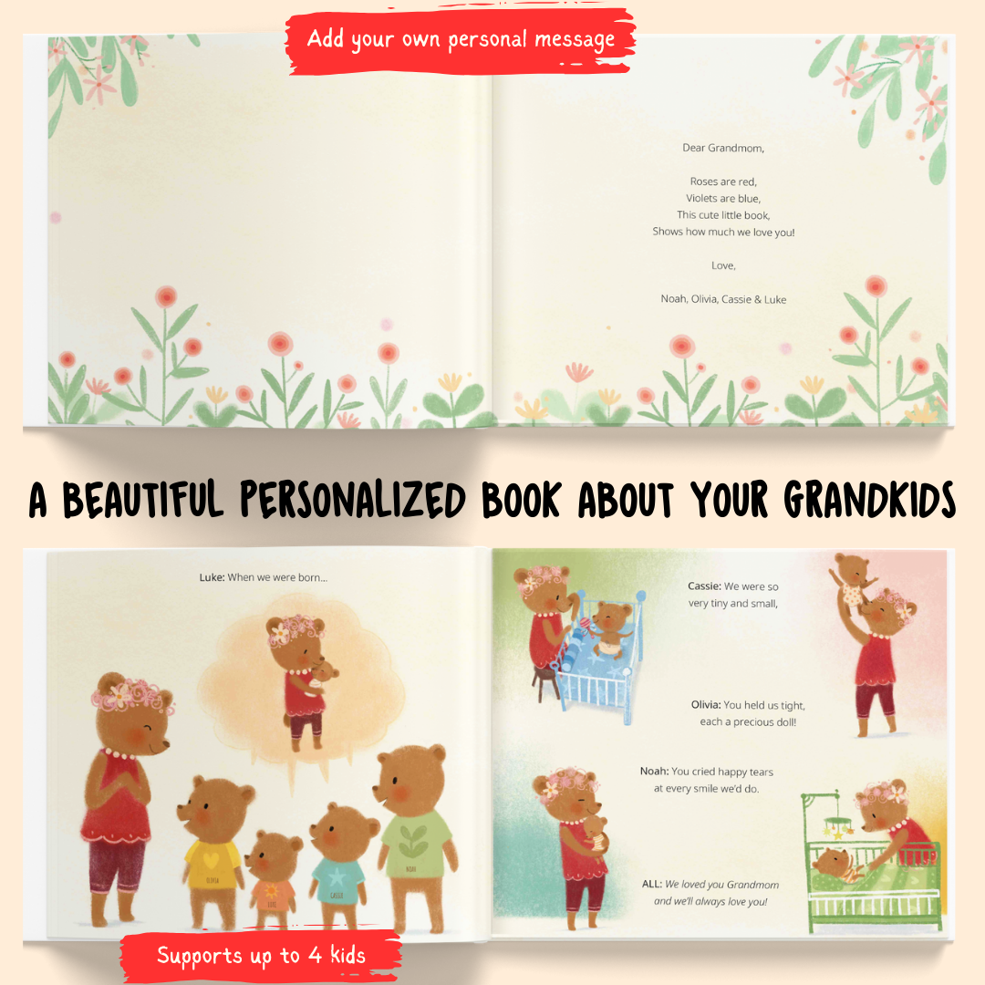 Personalised Storybook - Grandma And Us