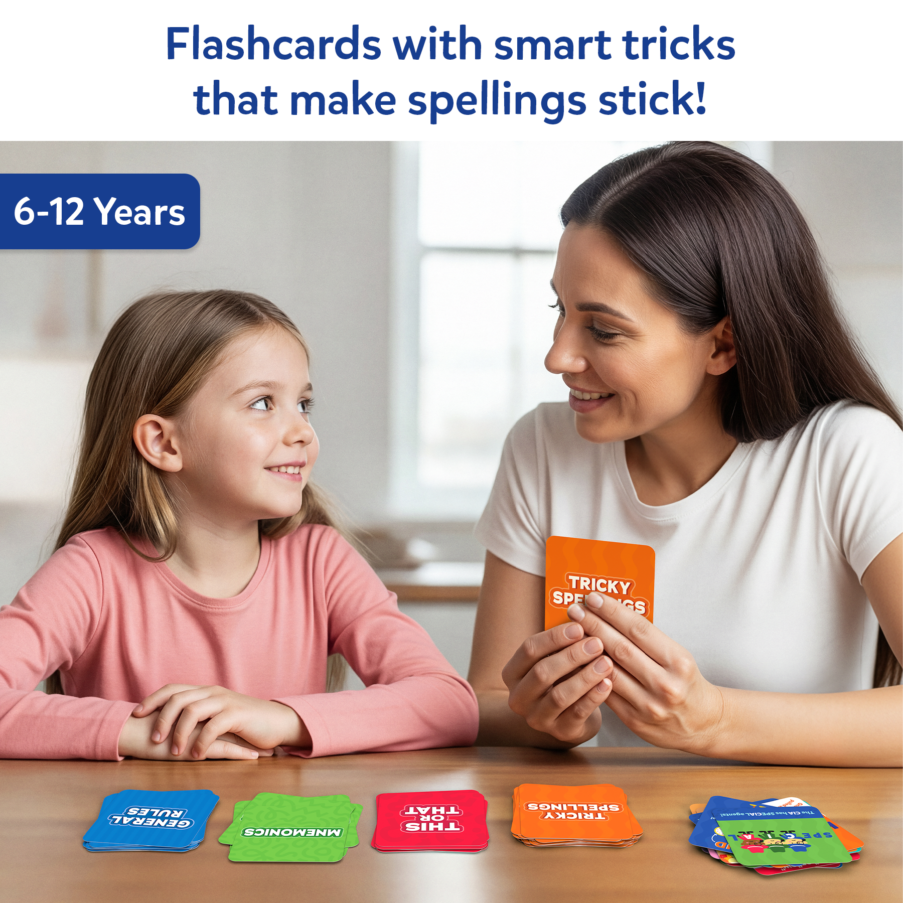 Spelling Tricks Flash Cards for Kids - Skillmatics