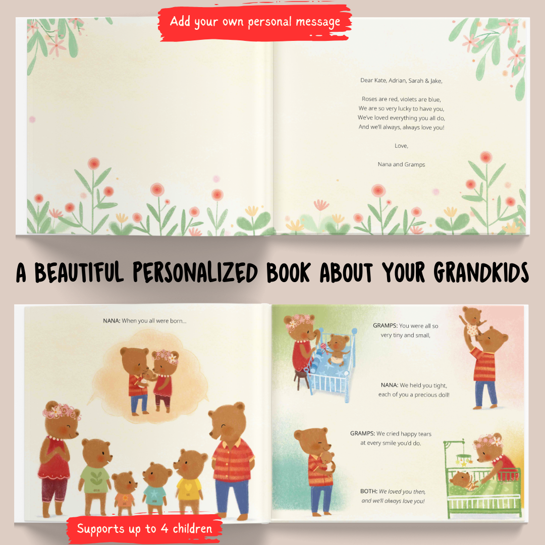 Personalised Storybook - Grandkids, We Love You!