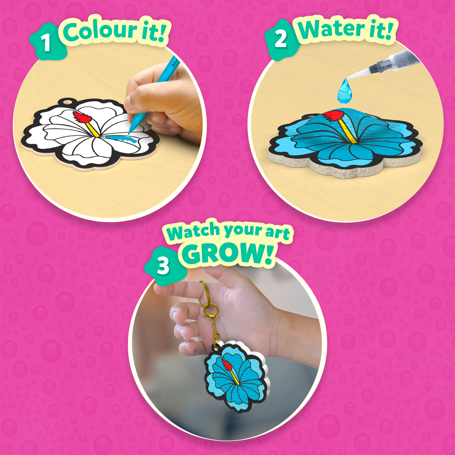Skillmatics 3D Art Kit – Aqua Puffs Just Cool Things, Mess-Free Painting Craft for Kids, DIY Colour & Inflate Activity, Travel Toys & Creative Gifts for Boys & Girls Ages 4, 5, 6, 7, 8, 9, 10
