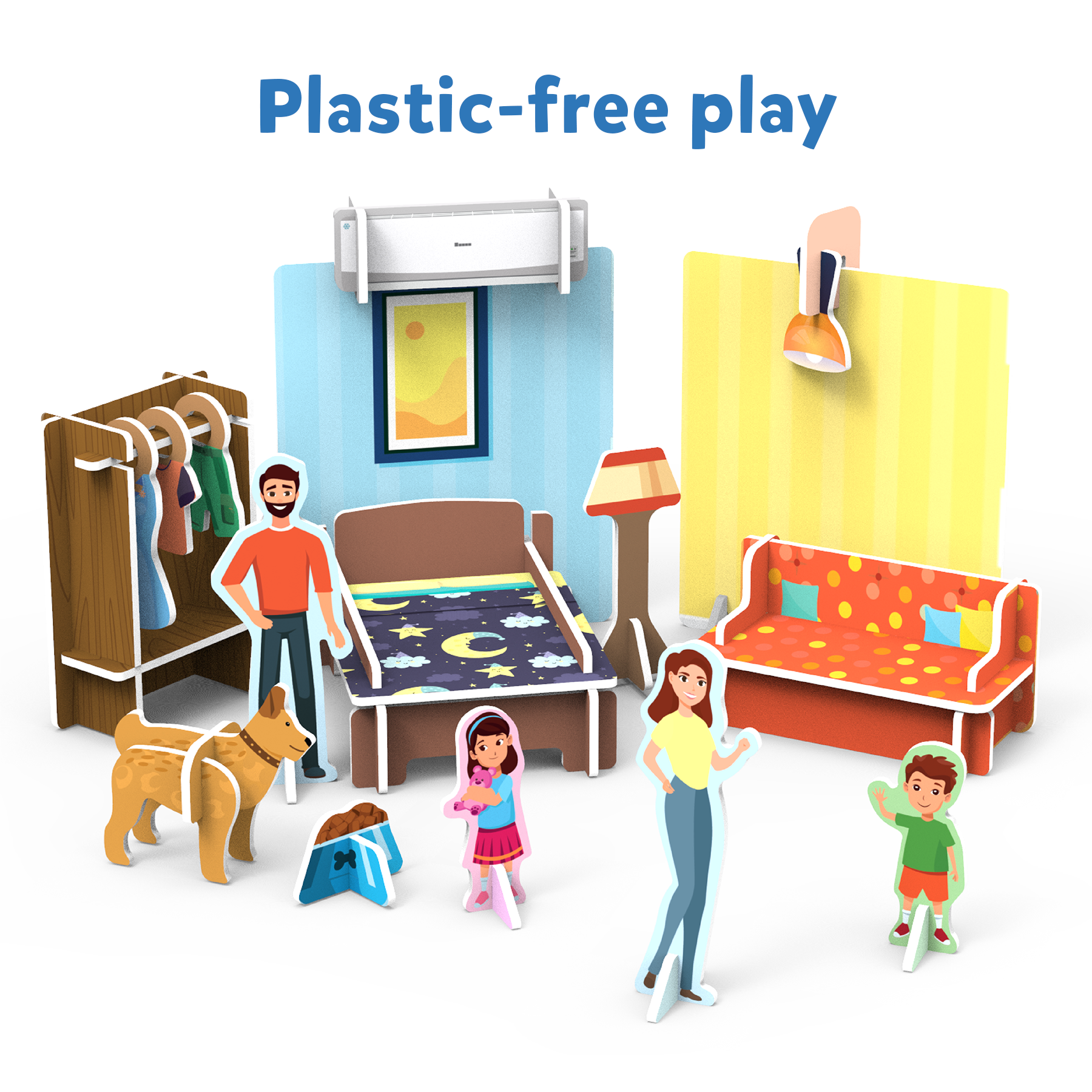 My World - Inside The House | Building Toy & Plastic Free Playset