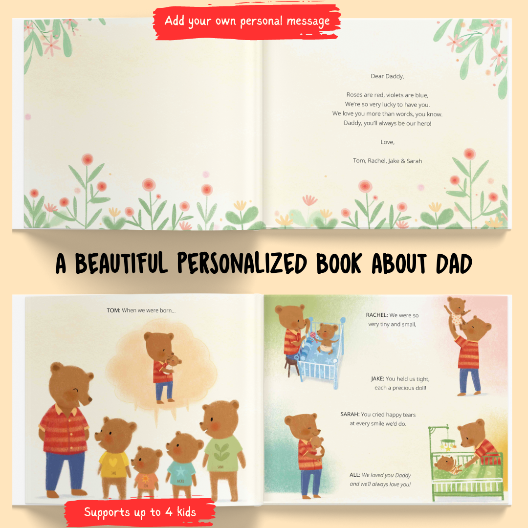 Personalised Storybook - Daddy And Us