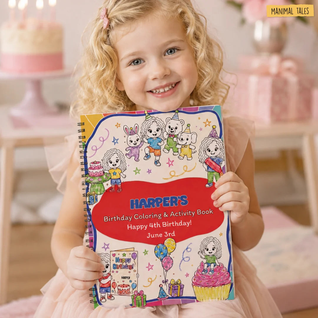 My Birthday Coloring & Activity Book (Made Just for Their Big Day!)