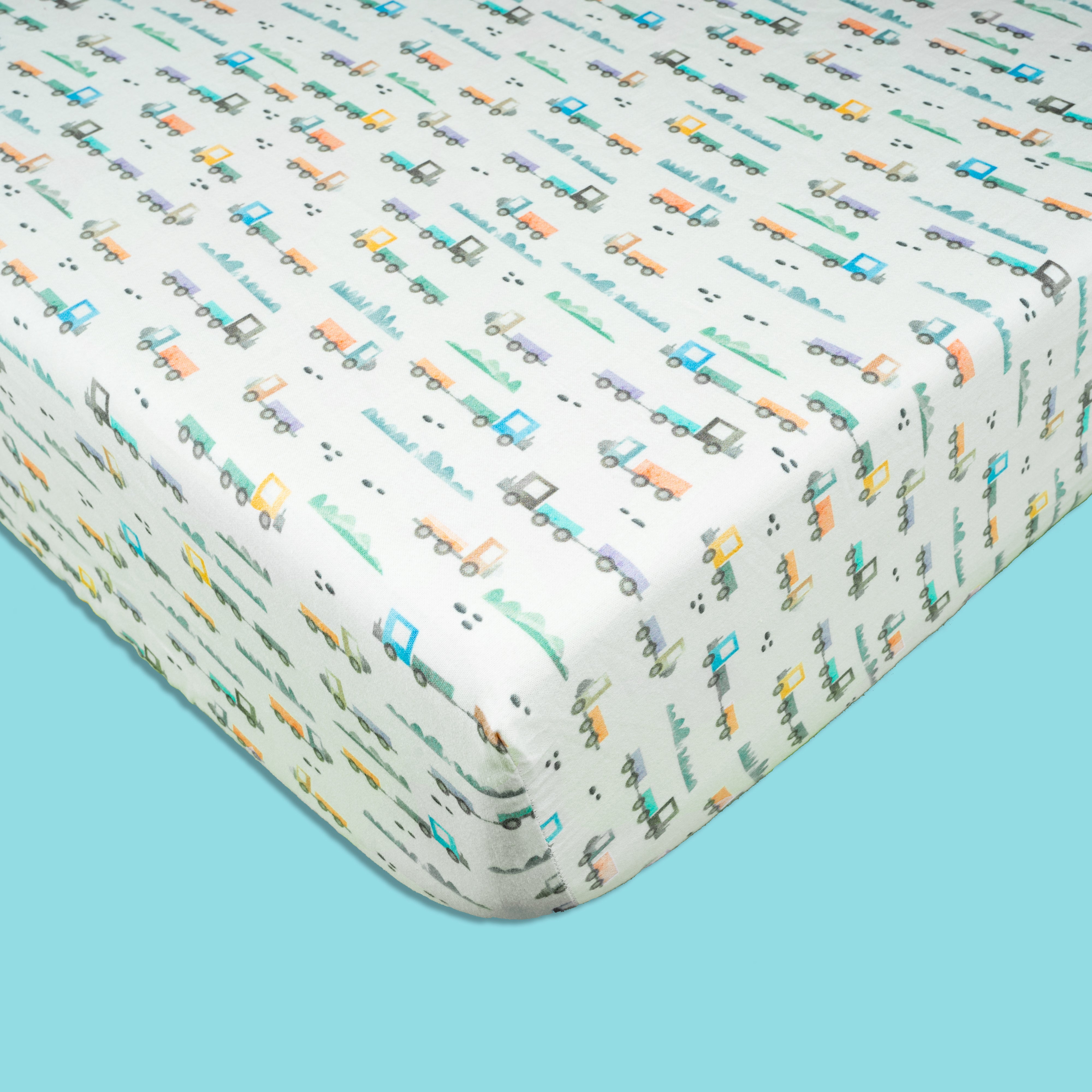 Tiny Snooze Organic Fitted Cot Sheet