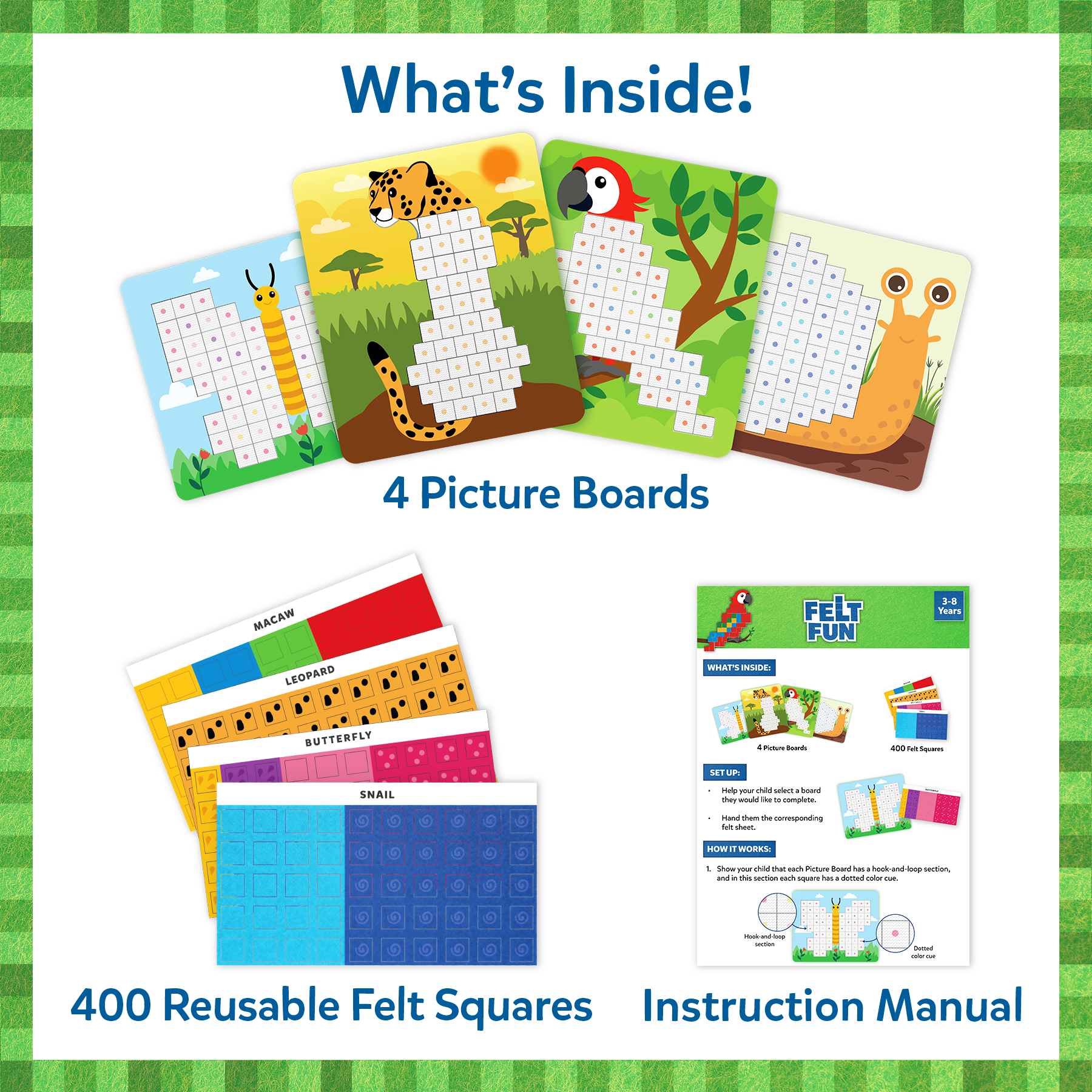 Skillmatics Art Activity - Reusable Mosaic 3D Craft Kit