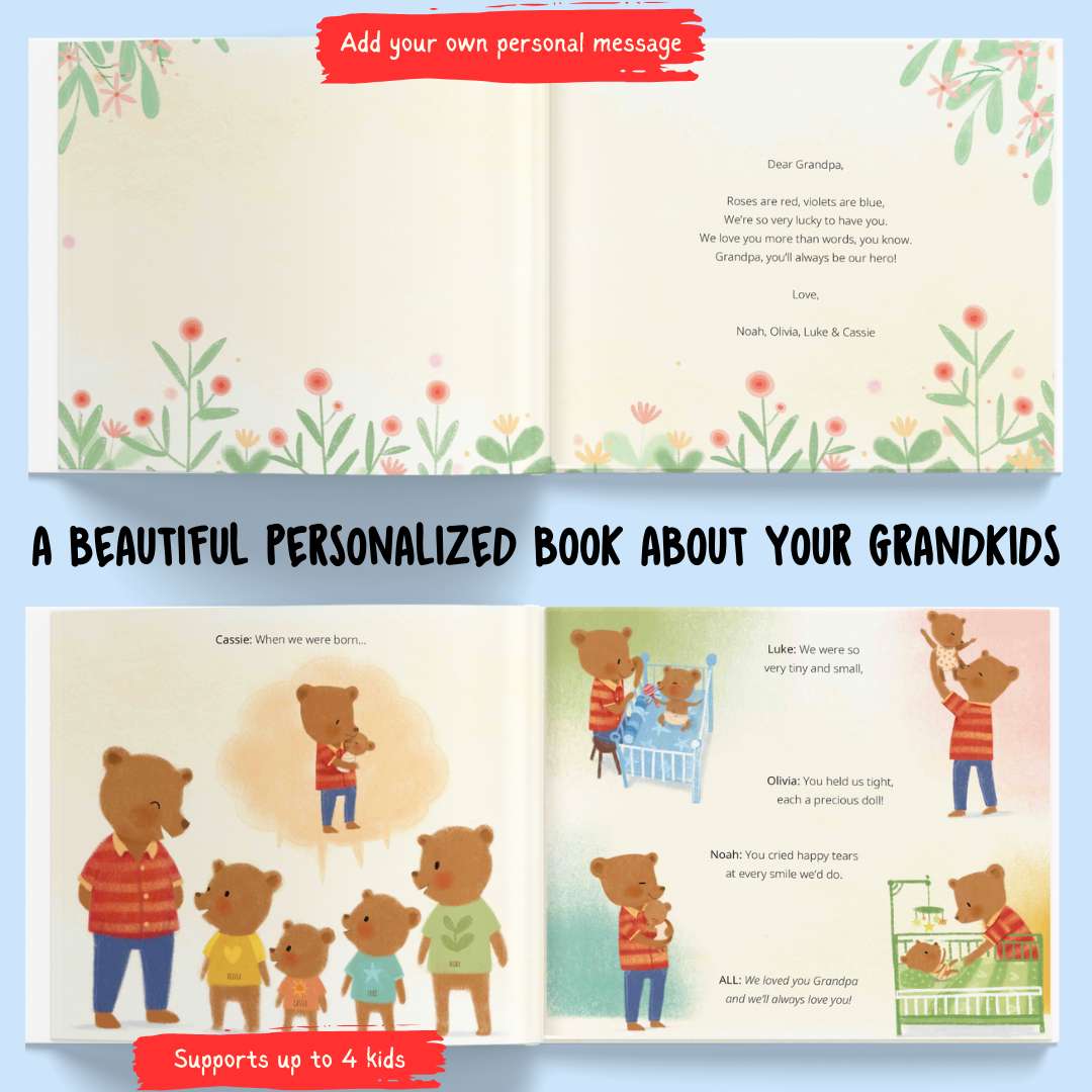 Personalised Storybook - Grandpa And Us