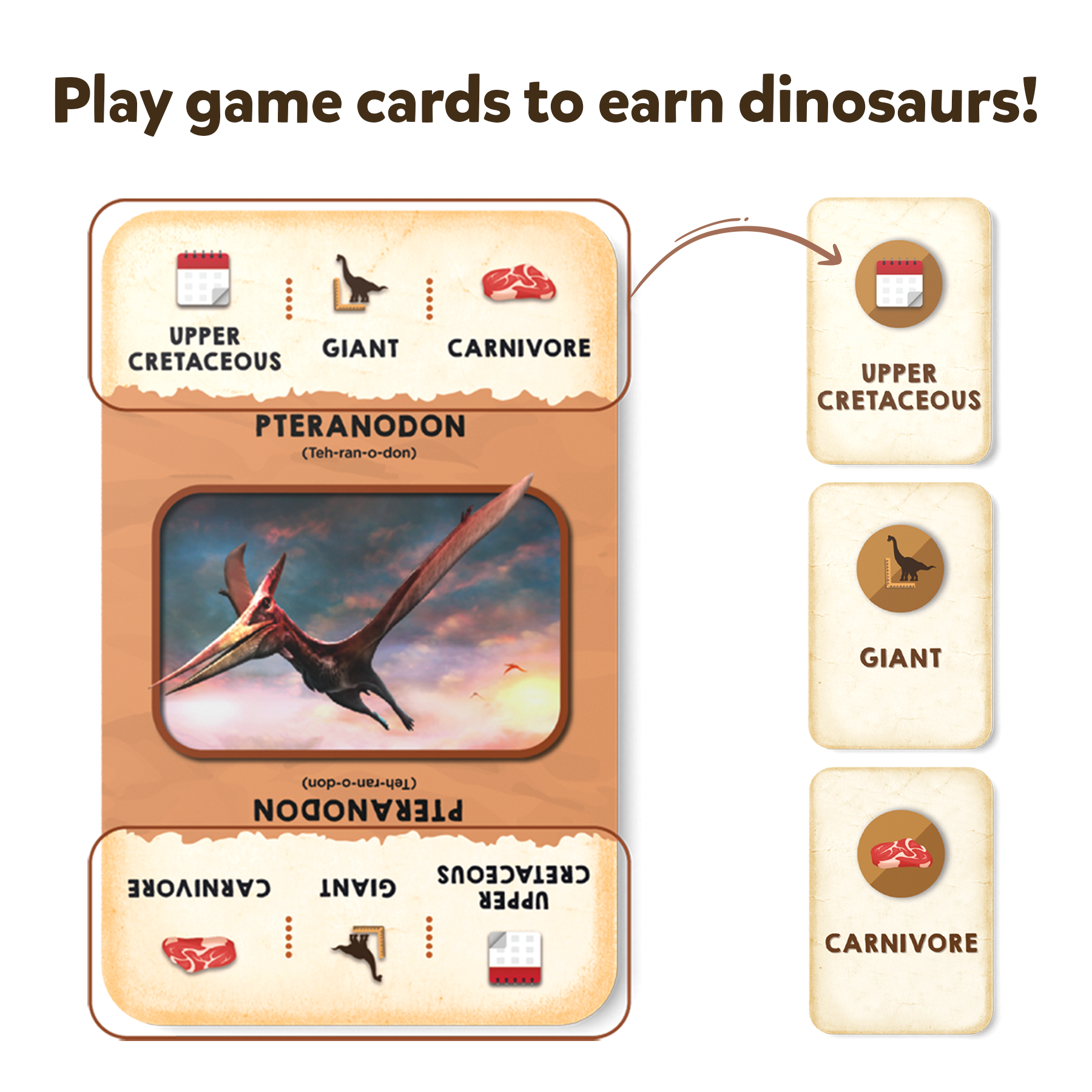 Skillmatics Card Game : Dino Trio | Gifts for 5 Year Olds and Up | Dinosaur Themed Strategy Game of Smart Swapping