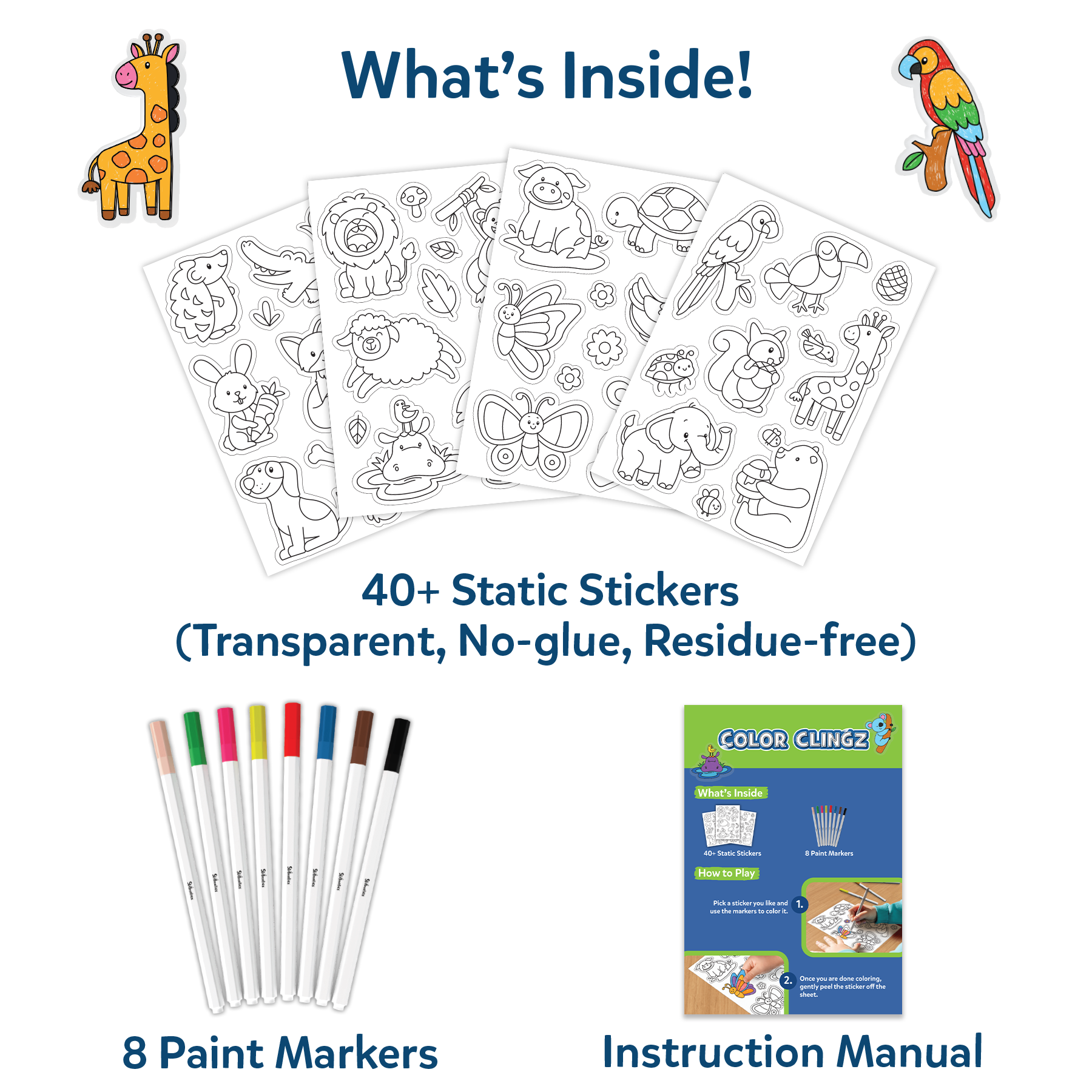 Skillmatics Cling Art