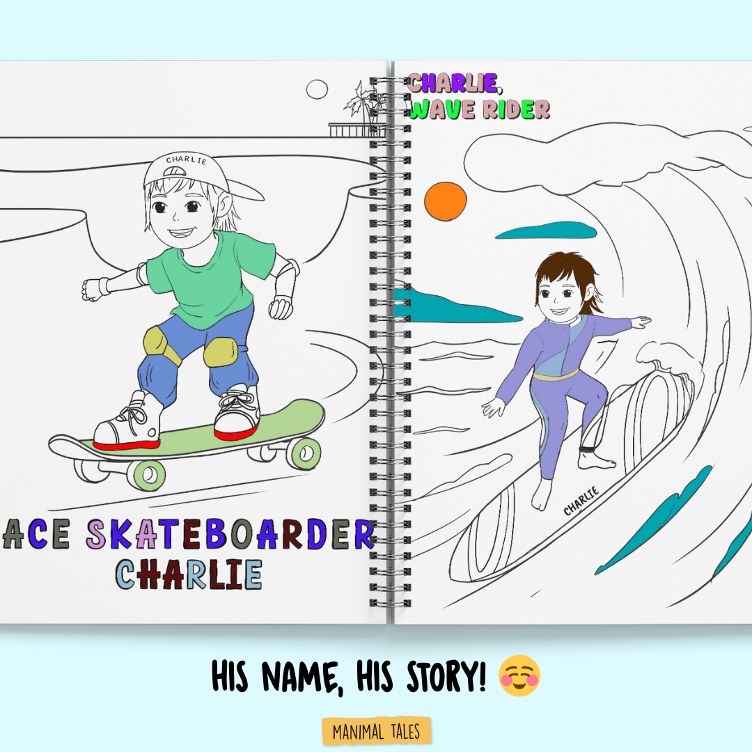 My Coloring Book, Just For Me!  (For Boys)