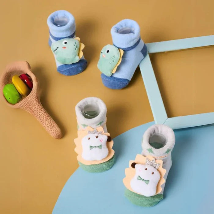 3D Socks - Pack of 2 ( 0-9 Months)