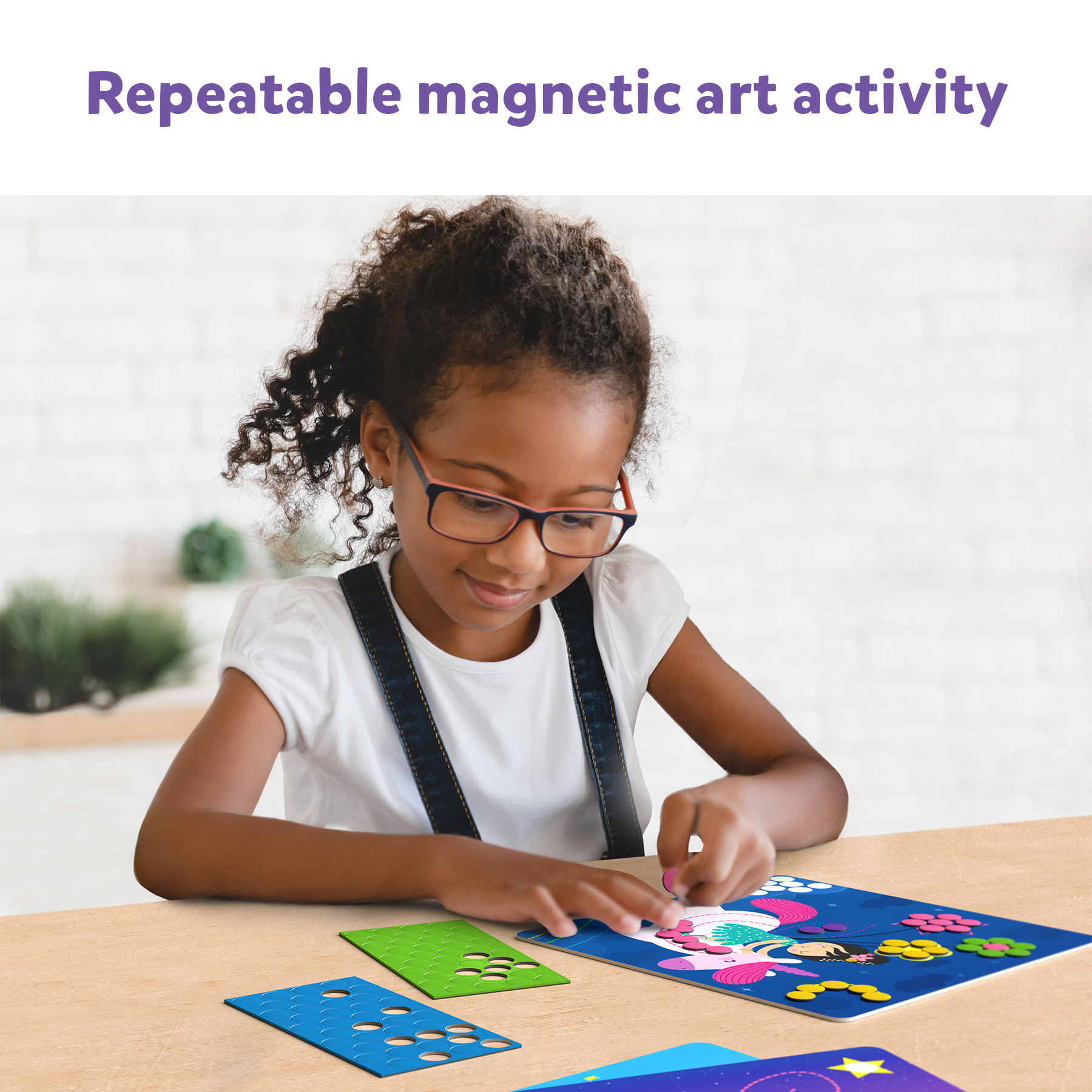 Skillmatics Art Activity Dot It with Magnets - Unicorns & Princesses, No Mess Repeatable Art for Kids, Craft Kits, DIY Activity, Gifts for Ages 4 to 7