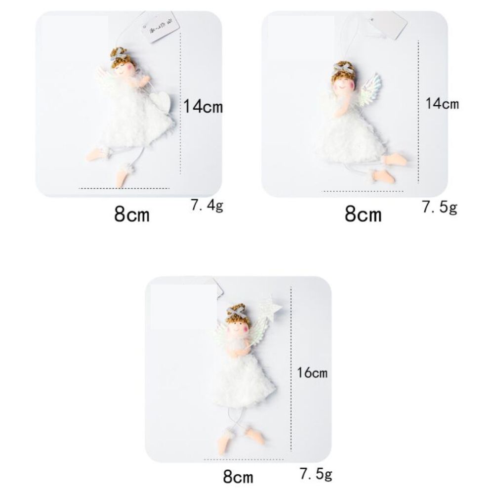Winged Wonder Ornament- Flying Angels (Set of 3)