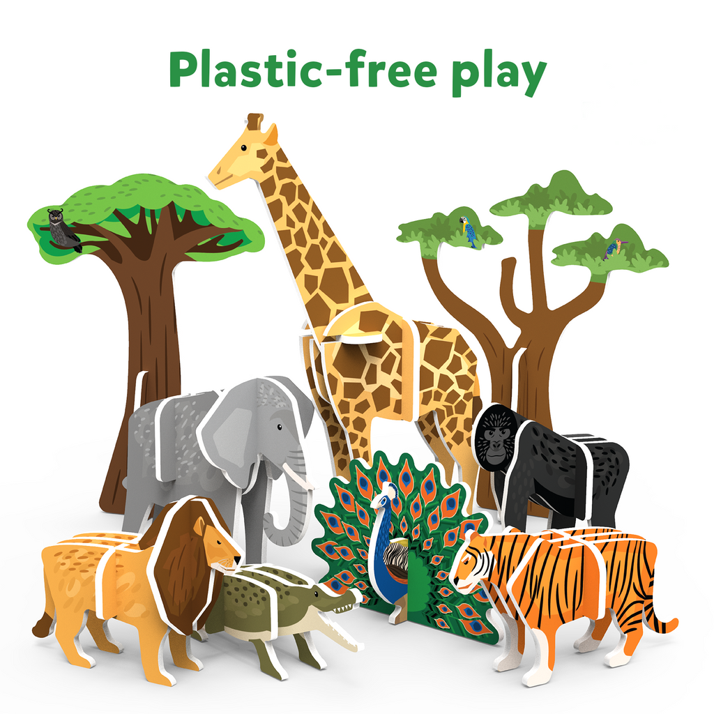 Safari Play Dough Kit  Zoo Play Dough Kit – Open Ended Toys